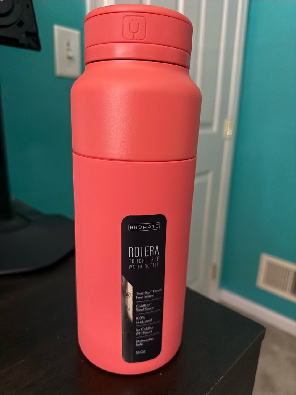 Rotera Touch-Free Water Bottle - 35oz Papaya